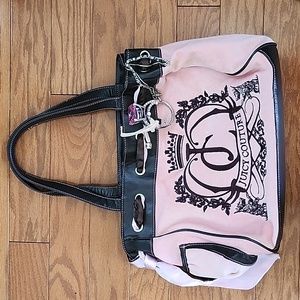 Juicy Couture pink purse with charm
